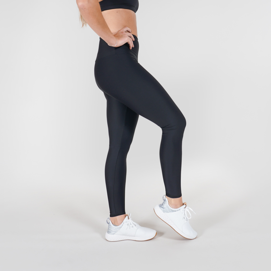 Women's Waisted Striped Booty Lifting Yoga Leggings