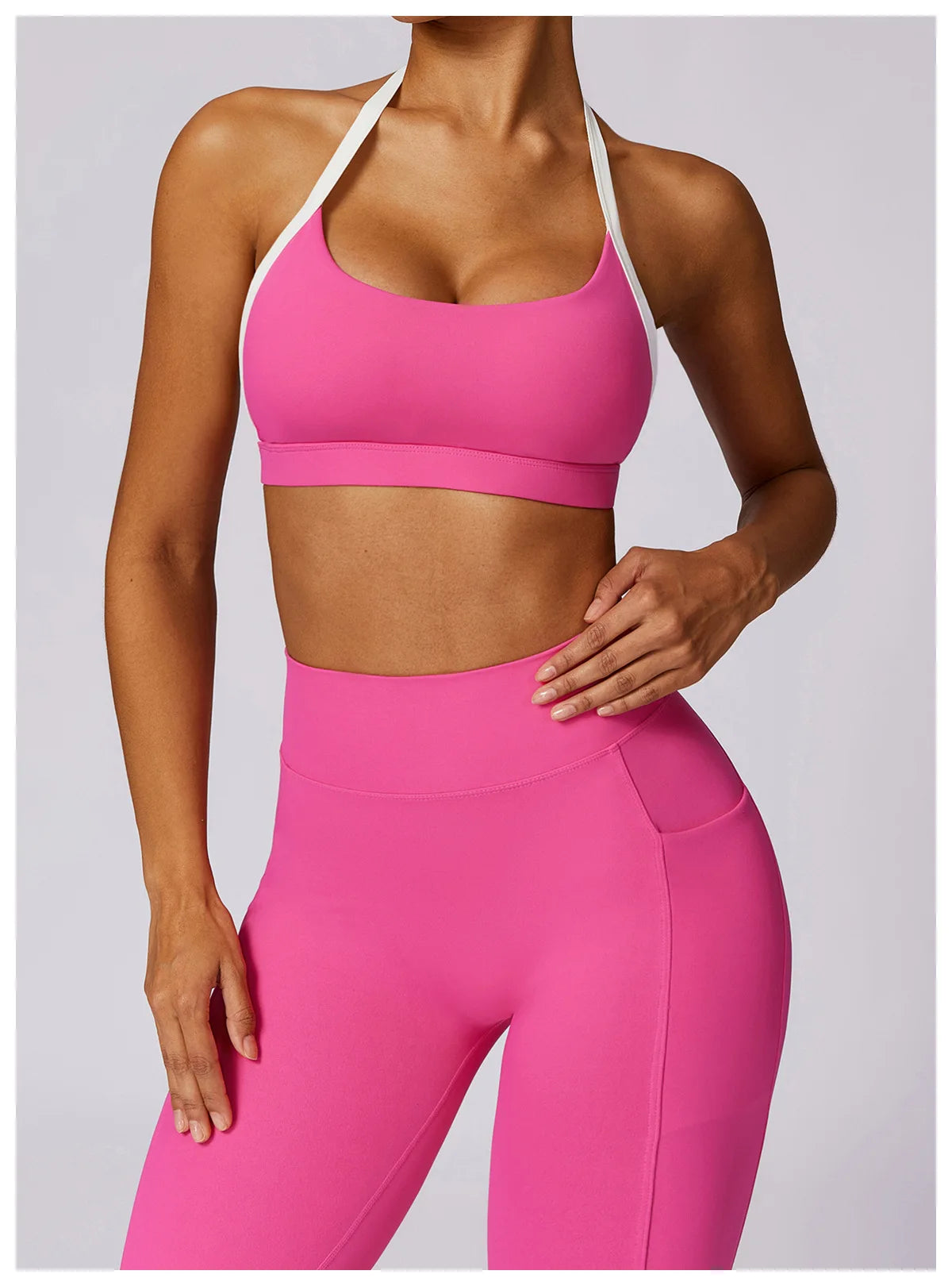 Halter Anti-Sweat Breathable Yoga Sports Bra