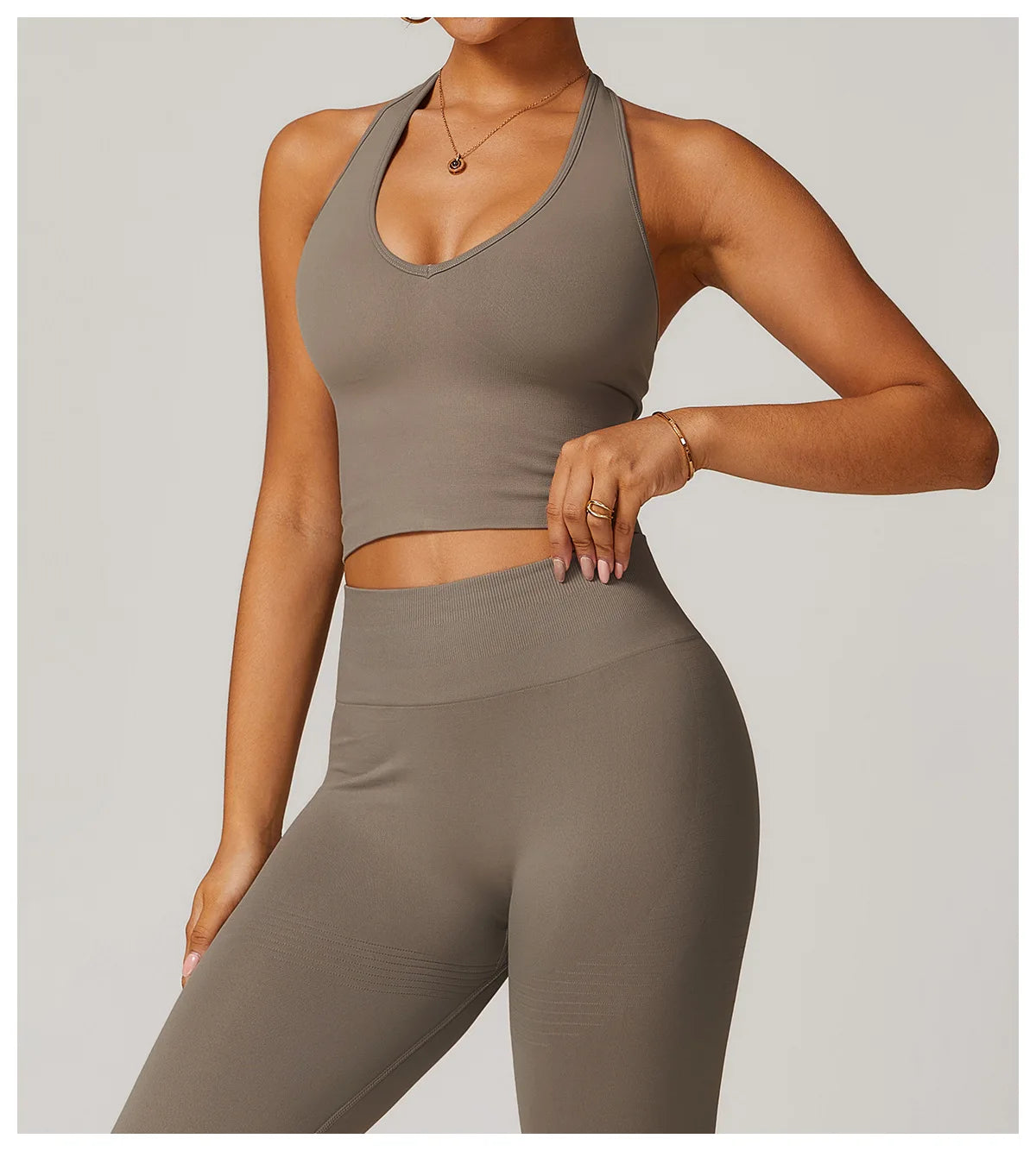 Women's Stretch Pull-Up Gym Tank Top Bra