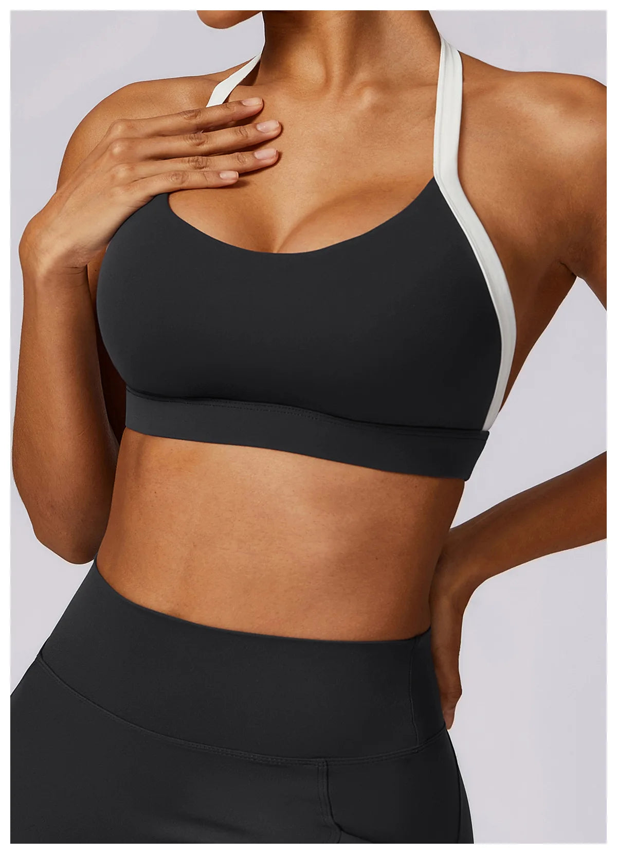 Halter Anti-Sweat Breathable Yoga Sports Bra
