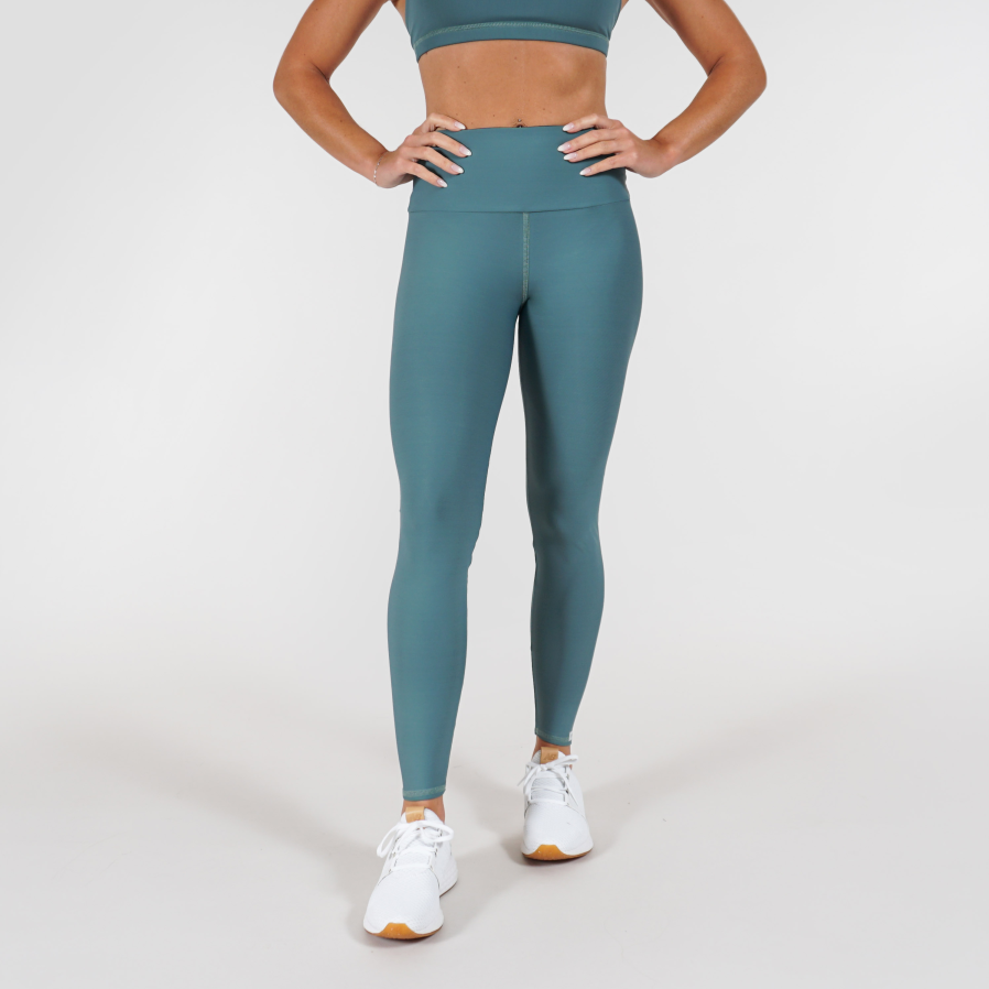 Women's Waisted Striped Booty Lifting Yoga Leggings
