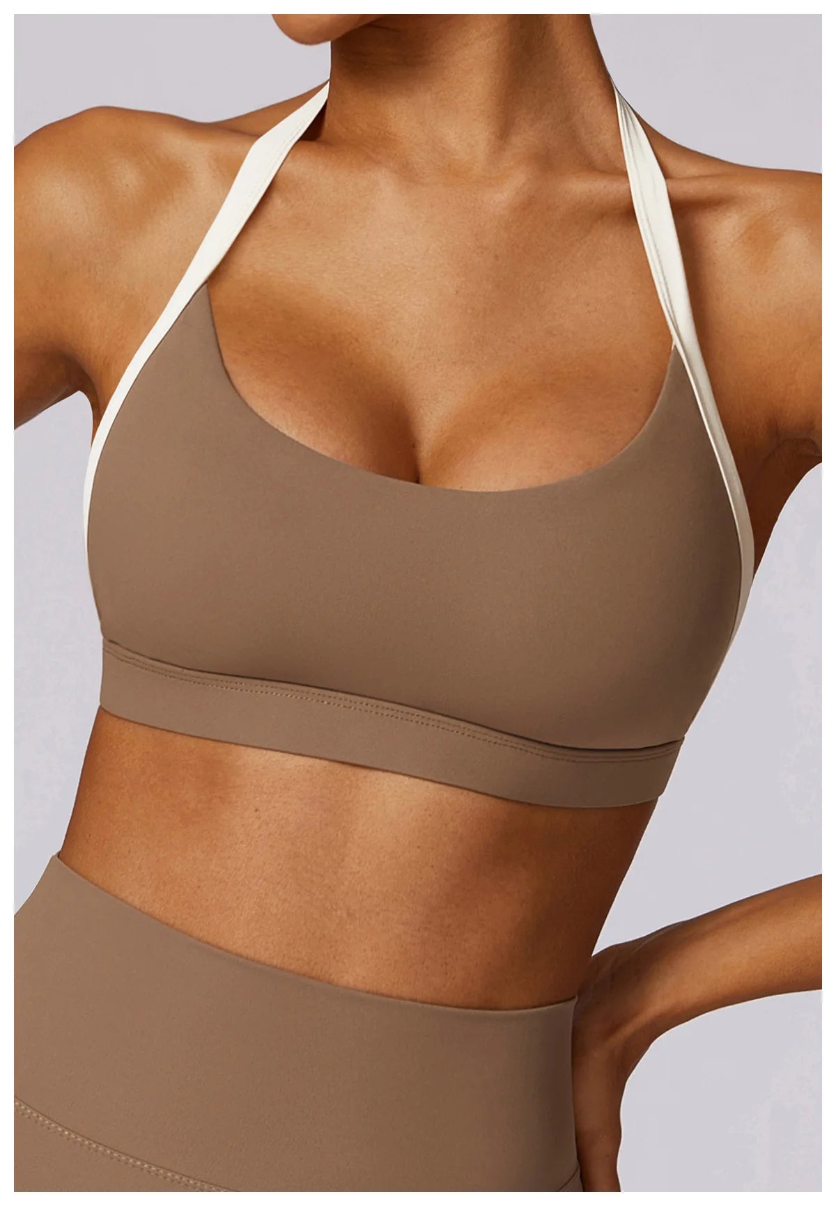 Halter Anti-Sweat Breathable Yoga Sports Bra