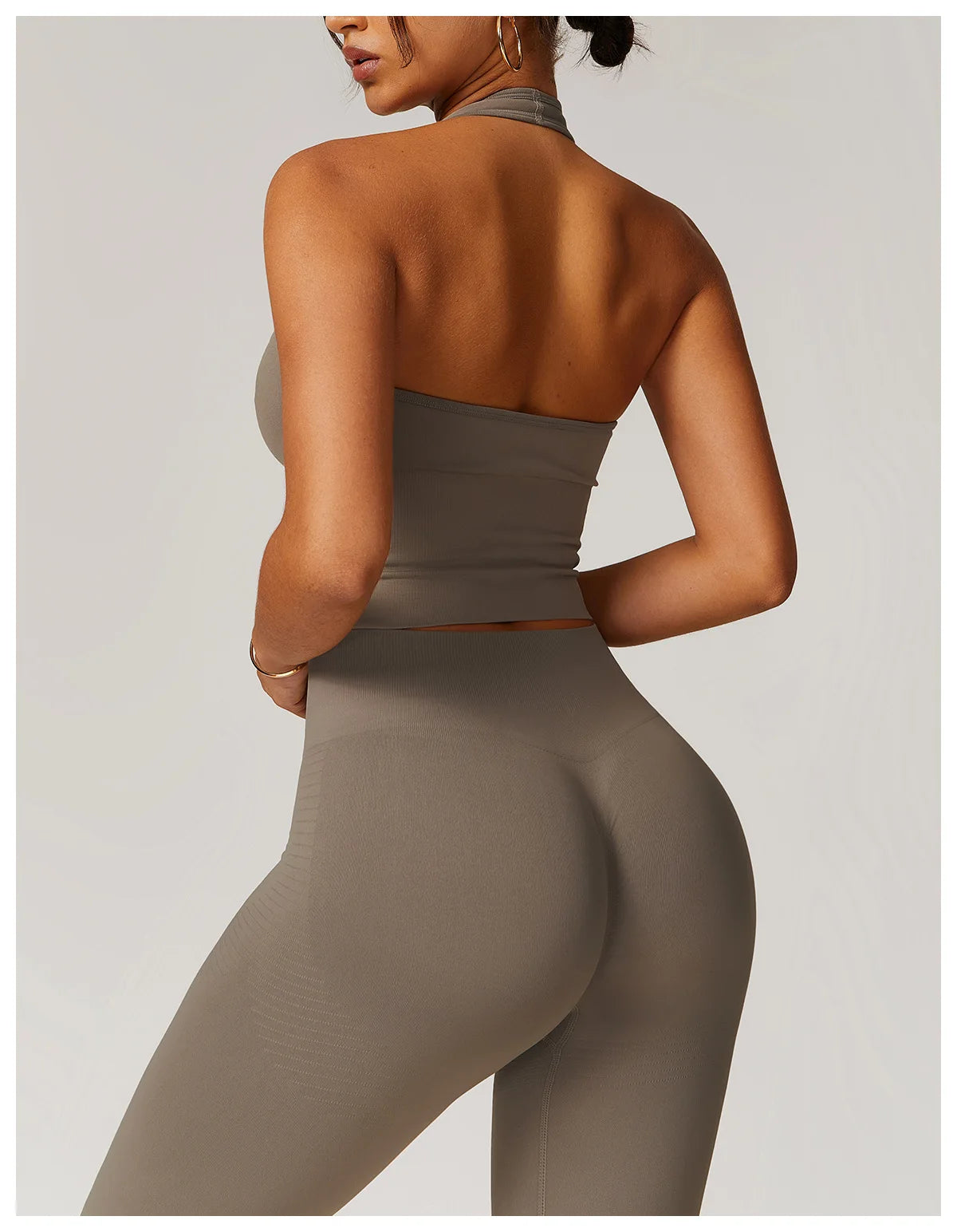 Women's Stretch Pull-Up Gym Tank Top Bra